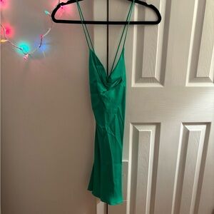 NWT Zara Green Slip Dress